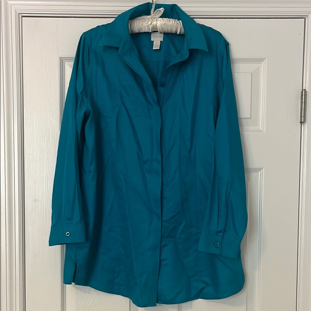 Chico’s No Iron Shirt - Tunic Length